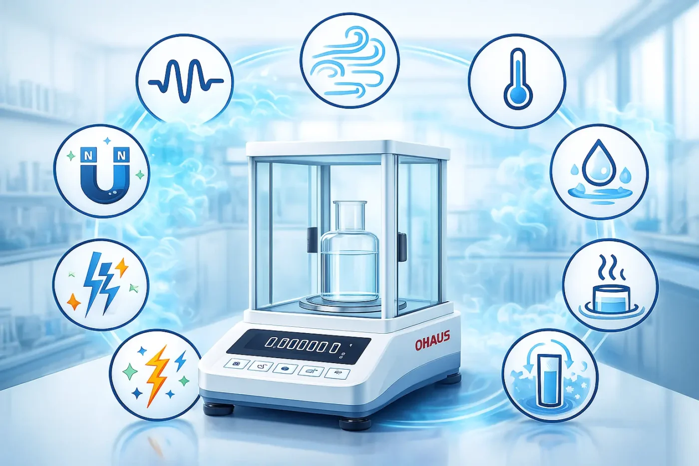 Przyczyny niestabilbości wag analitycznych